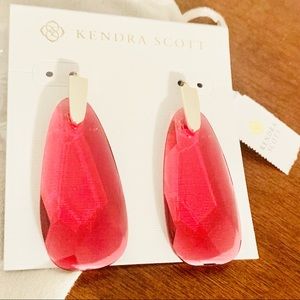 Kendra Scott Red Earrings